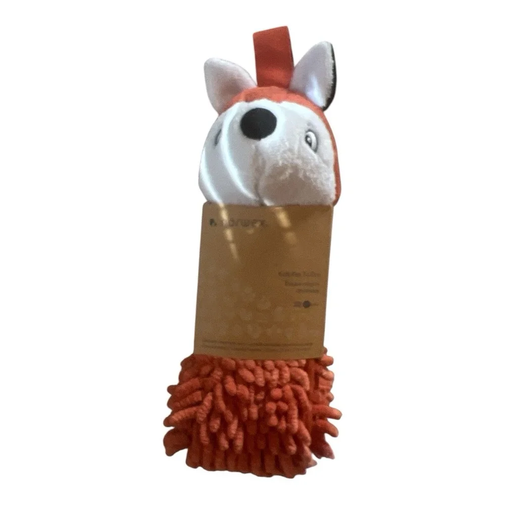 Norwex Kids Pet To Dry Fox Chenille Microfiber Hand Towel NWT BacLock